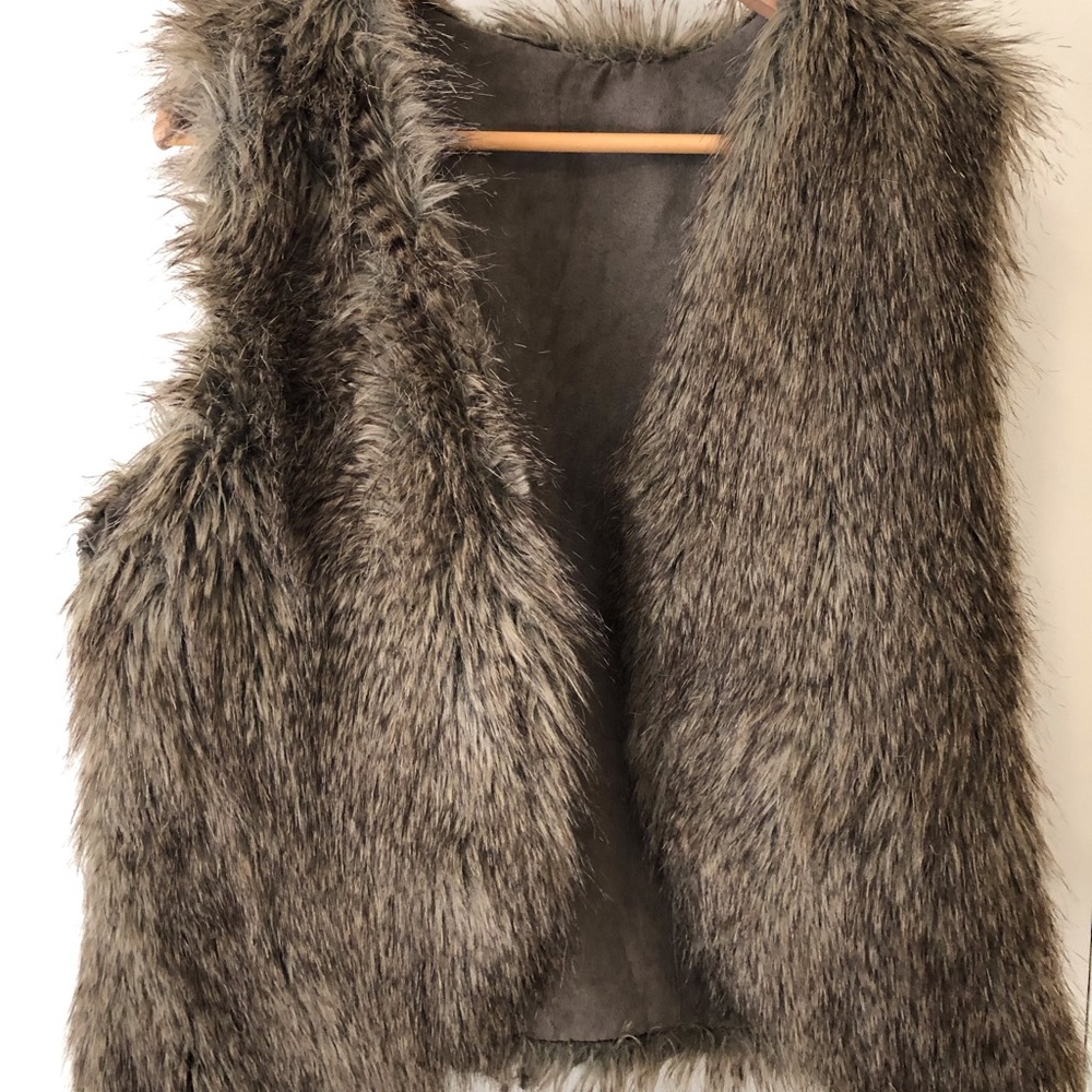 Faux Fur Reversible Vest - Picture 1 of 1